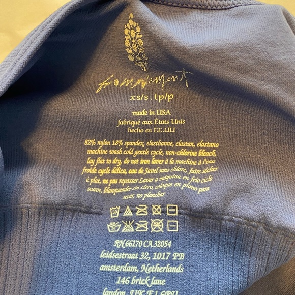 NWOT Free People Cami!  Beautiful blue color XS/S - Picture 3 of 4